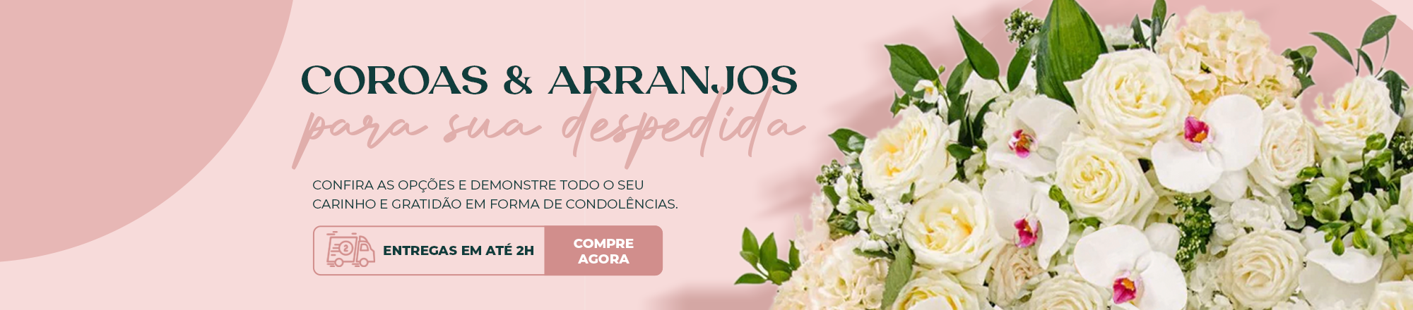 Coroas e arranjos