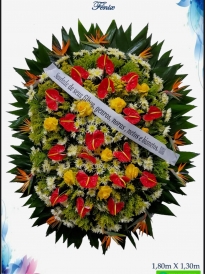 COROA DE FLORES FENIX